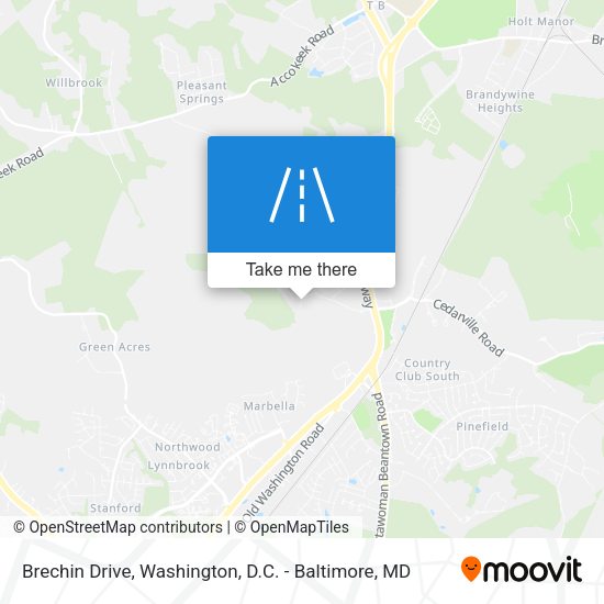 Brechin Drive map