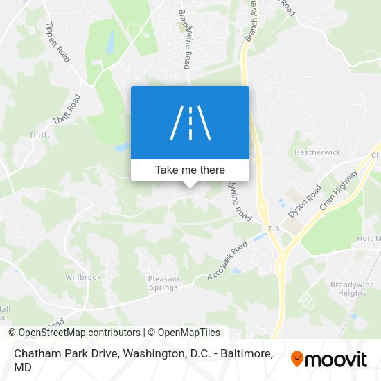 Chatham Park Drive map