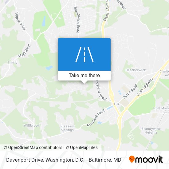 Mapa de Davenport Drive