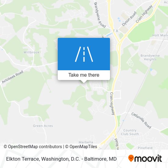 Elkton Terrace map