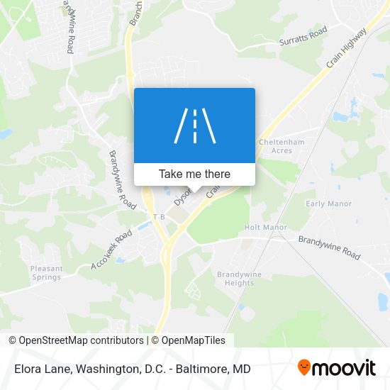 Elora Lane map