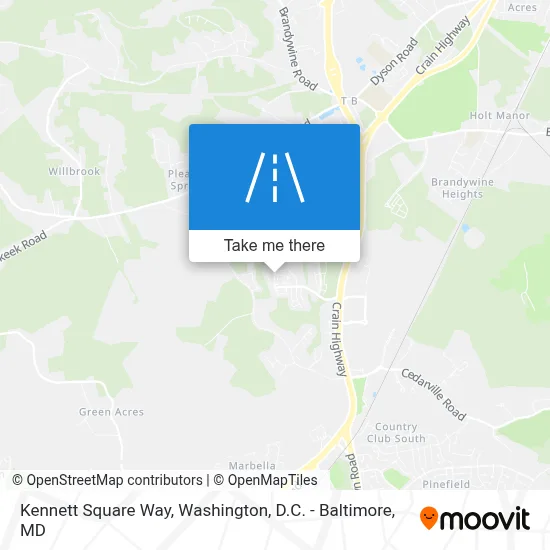 Kennett Square Way map