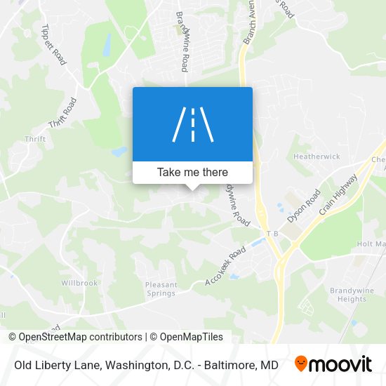 Mapa de Old Liberty Lane