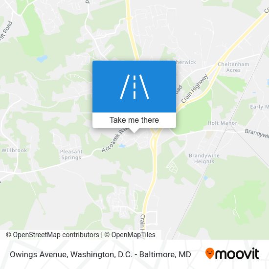 Mapa de Owings Avenue