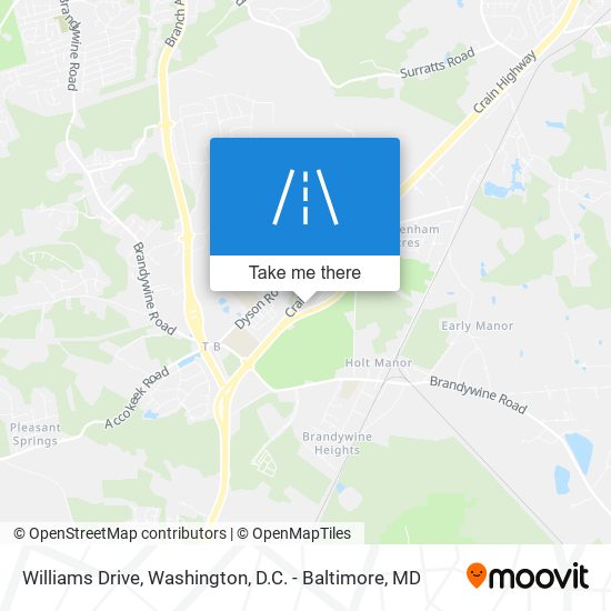 Williams Drive map