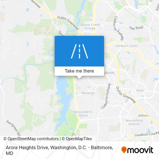 Mapa de Arora Heights Drive