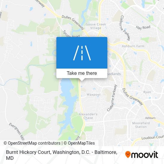 Mapa de Burnt Hickory Court