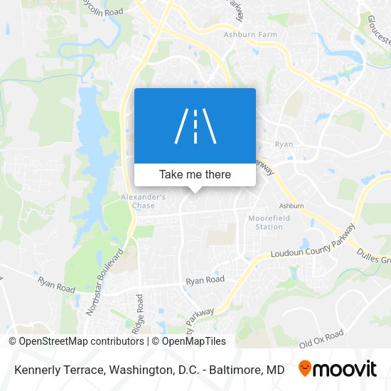 Mapa de Kennerly Terrace