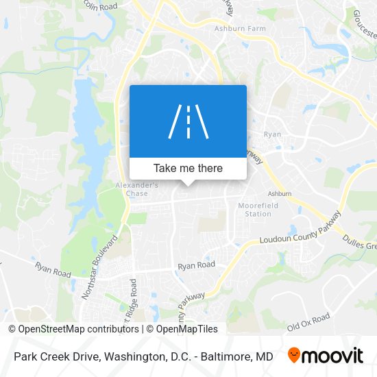Park Creek Drive map