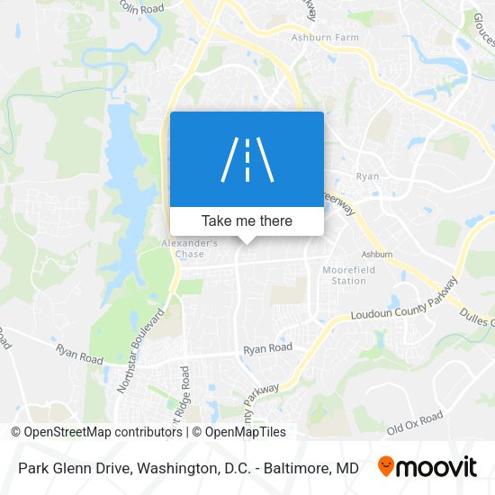 Park Glenn Drive map