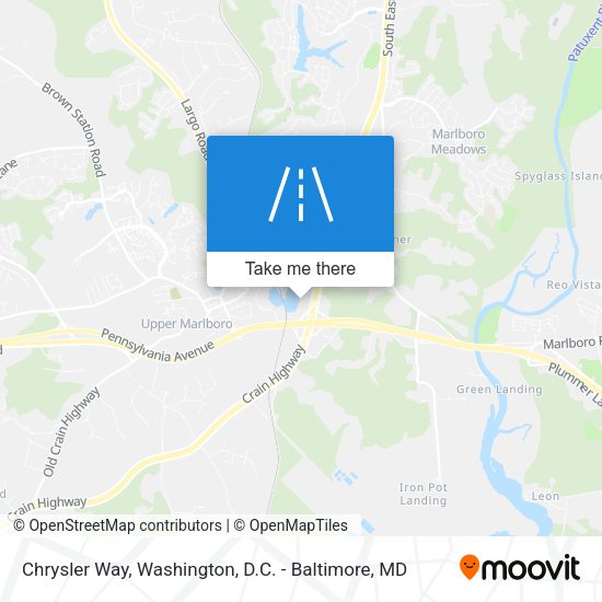 Chrysler Way map