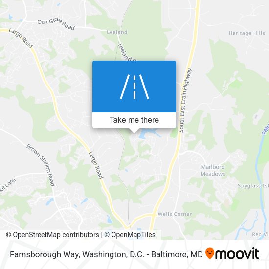 Farnsborough Way map