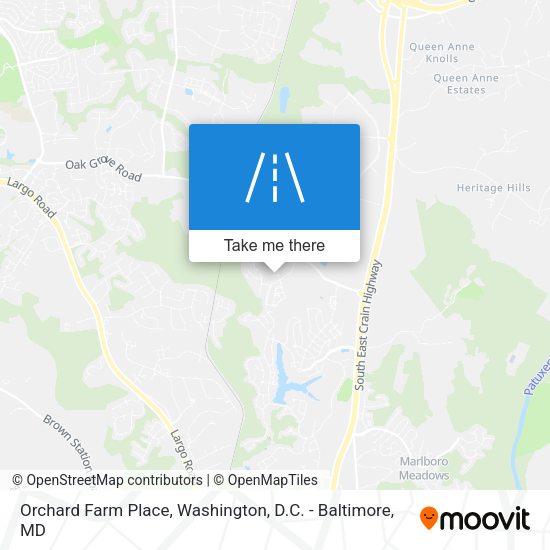 Orchard Farm Place map