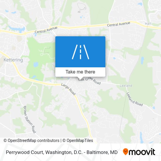 Mapa de Perrywood Court