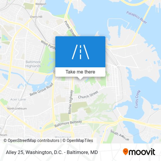 Alley 25 map