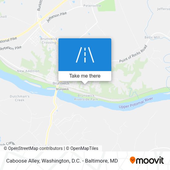 Caboose Alley map