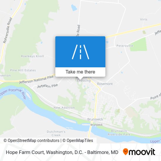 Mapa de Hope Farm Court