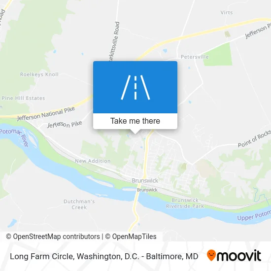 Long Farm Circle map
