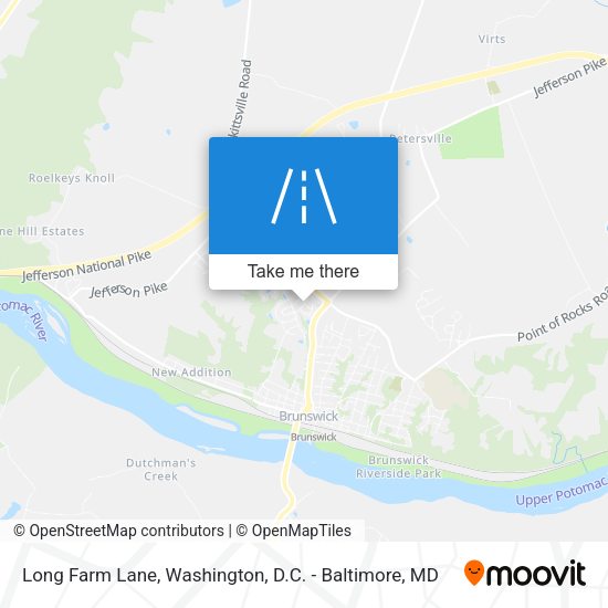Long Farm Lane map