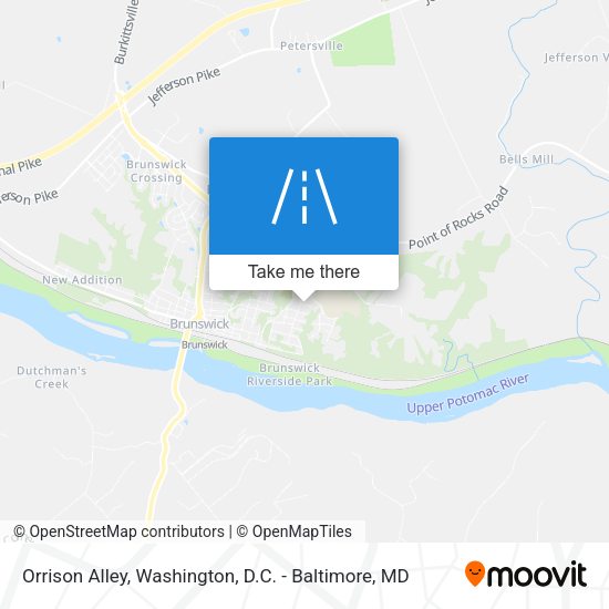 Orrison Alley map