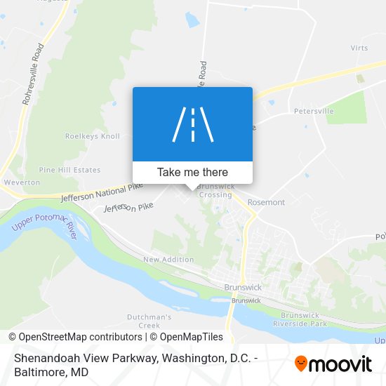 Mapa de Shenandoah View Parkway