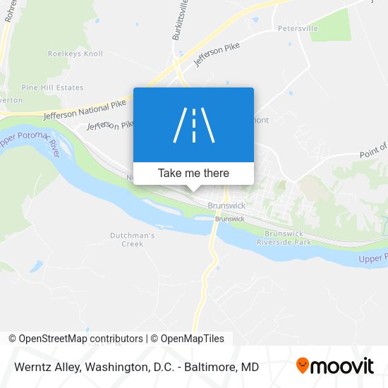 Werntz Alley map