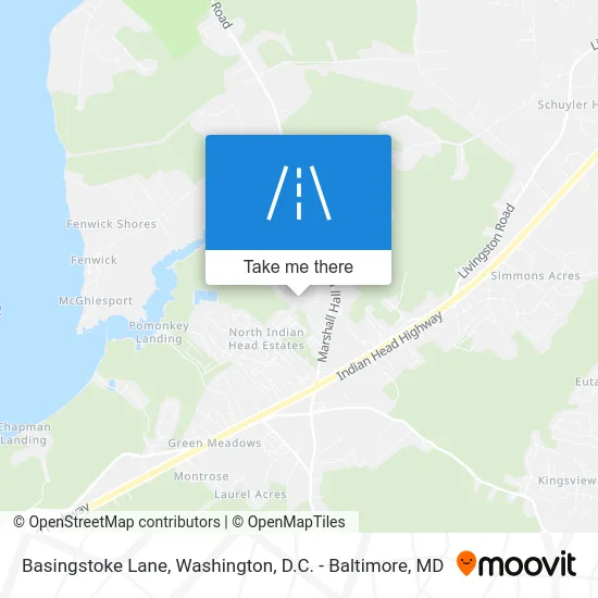 Basingstoke Lane map