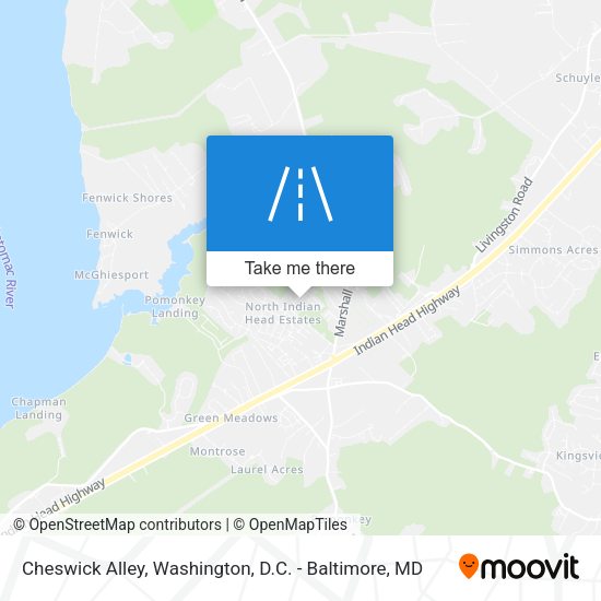 Mapa de Cheswick Alley