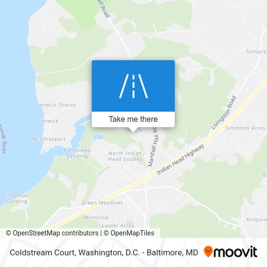 Coldstream Court map