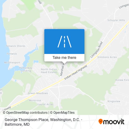 George Thompson Place map