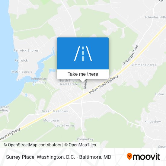 Surrey Place map