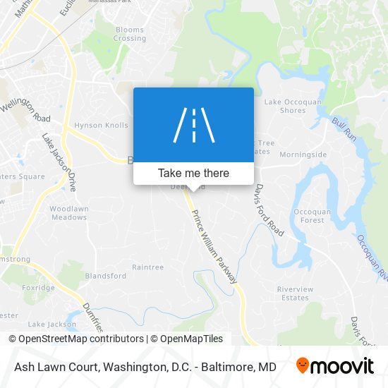 Ash Lawn Court map