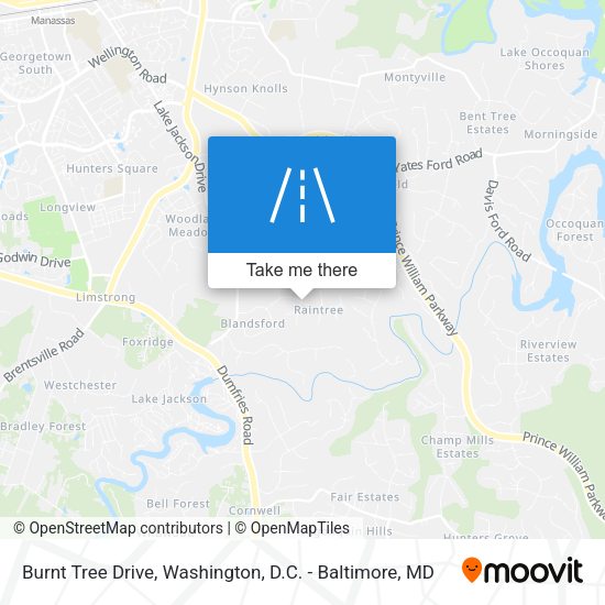 Mapa de Burnt Tree Drive