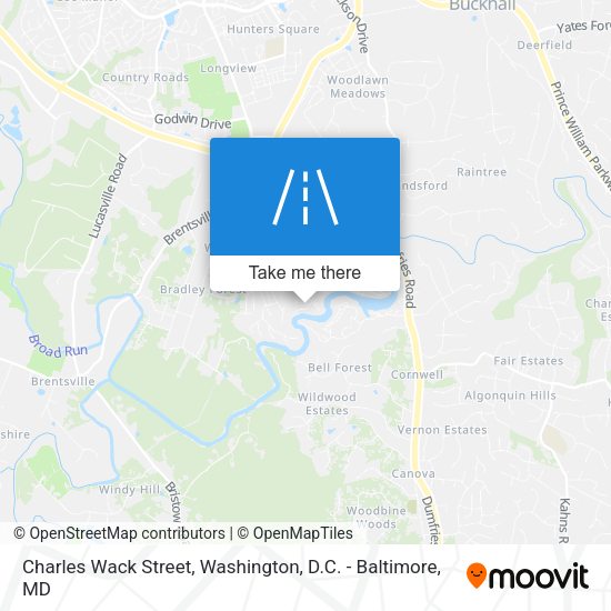 Charles Wack Street map