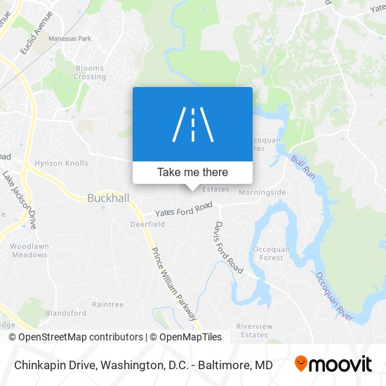 Chinkapin Drive map