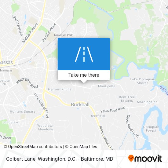 Colbert Lane map
