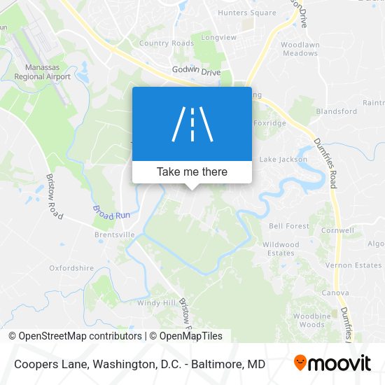 Coopers Lane map