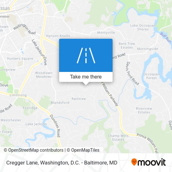 Cregger Lane map