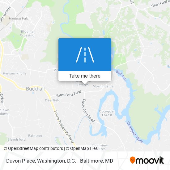 Duvon Place map