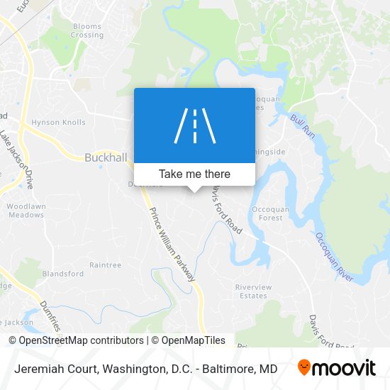 Mapa de Jeremiah Court