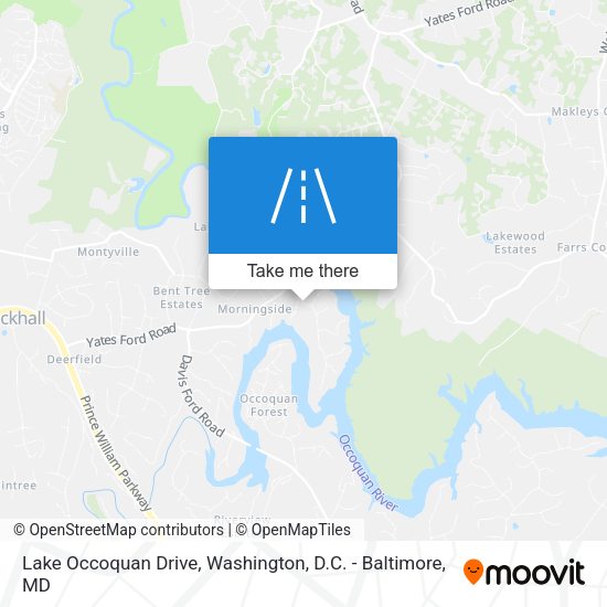 Mapa de Lake Occoquan Drive