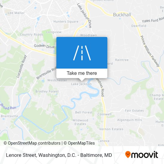 Lenore Street map