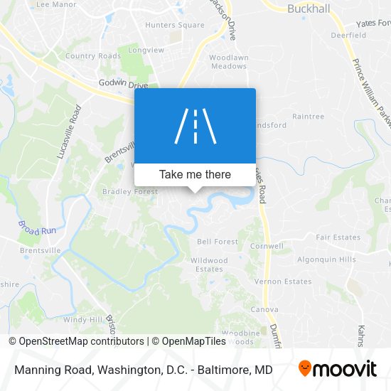 Mapa de Manning Road