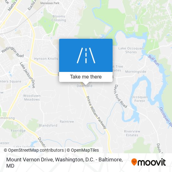 Mount Vernon Drive map