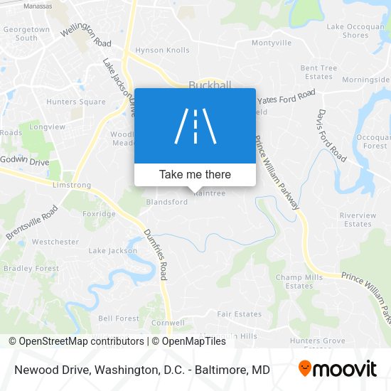 Mapa de Newood Drive