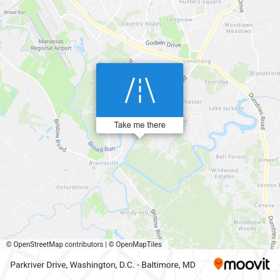 Parkriver Drive map