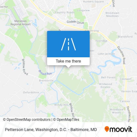 Petterson Lane map