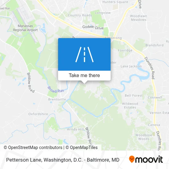 Petterson Lane map