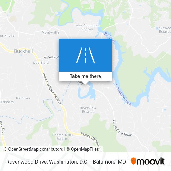 Mapa de Ravenwood Drive