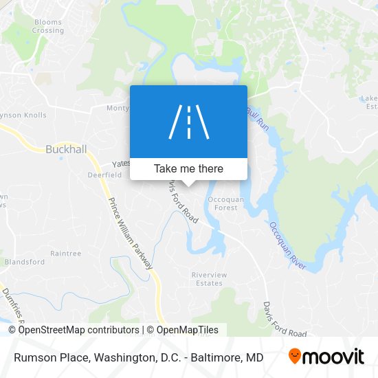 Rumson Place map